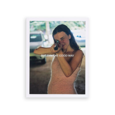 Rude in the Good Way Portada del fotolibro Rude in the Good Way de Roe Ethridge, publicado por Loose Joints en 2026.